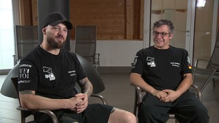 Kevin Reuschling und Franco Petrella