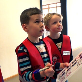 Brandschutzhelfer im Kindergarten Schatzkiste in Eggenstein-Leopoldshafen