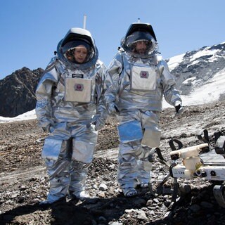 Mars Feldsimulation am Kaunertaler Gletscher mit Dr. Carmen Köhler.