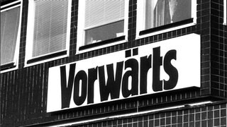 Zeitungslogo der SPD-Zeitung Vorwärts