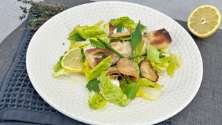 Strudelröllchen mit Lauch und Pilzen