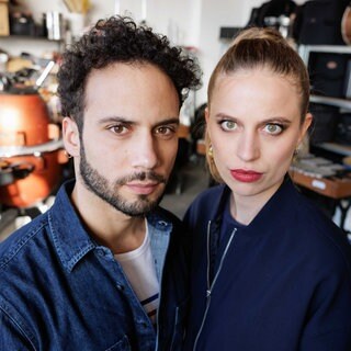 Vanessa Porter und Emil Kuyumcuyan (Perkussion und Komposition)