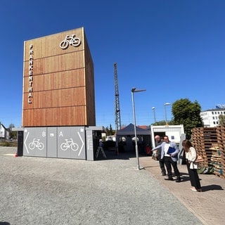 Das Fahrrad-Parkhaus in Frankenthal bleibt