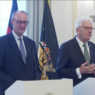 Friedrich Merz und Winfried Kretschmann