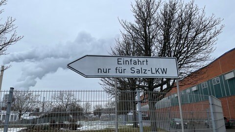 Die Salzproduktion in den Salzwerken Heilbronn läuft auf Hochtouren.