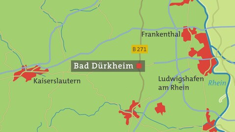 Karte von Bad Dürkheim
