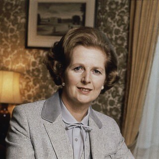 Margaret Thatcher (1925 - 2013), die erste britische Premierministerin, hat in den 1980er-Jahren als "Eiserne Lady" das Land umgekrempelt und deutliche Spuren in Wirtschaft und Gesellschaft hinterlassen. (Foto 1980)