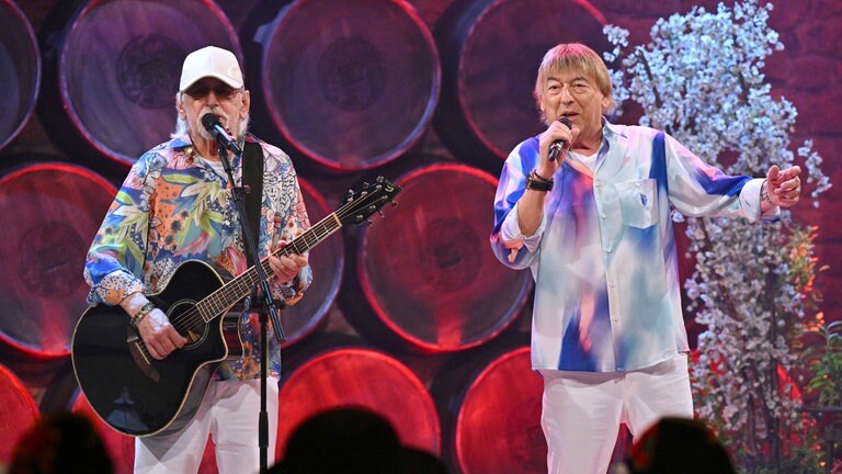Die Amigos singen beim Schlager-Spaß mit Andy Borg