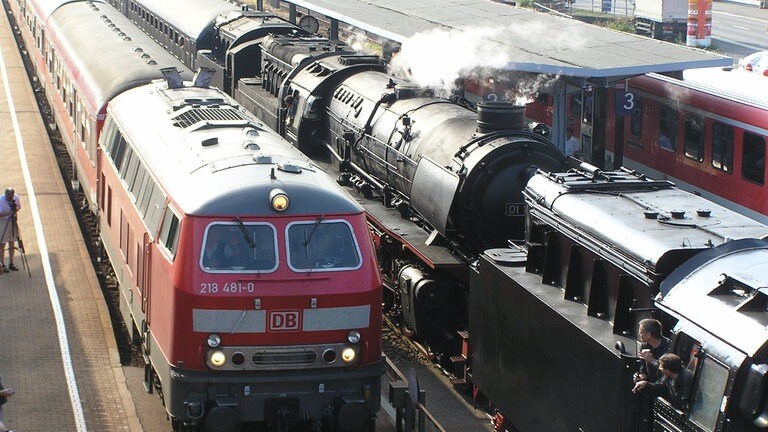 Impressionen der 15 Jahre Eisenbahn-Romantik-Sonderfahrt