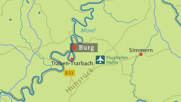 Karte von Burg
