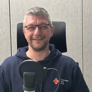 Matthias Jürgens, stellvertretender Bereitschaftsleiter beim DRK Stuttgart-Feuerbach.