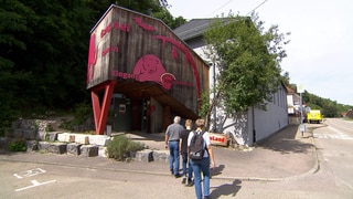 Eingang zum Museum der Charlottenhöhle