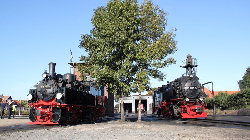 Lokomotiven in Wernigerode