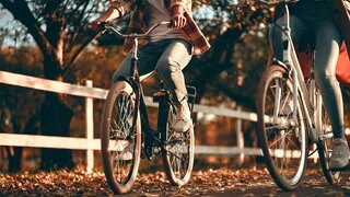 Radfahren im Herbst