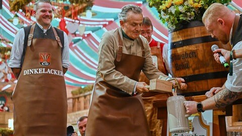 Das Cannstatter Volksfest auf dem Wasen ist eröffnet