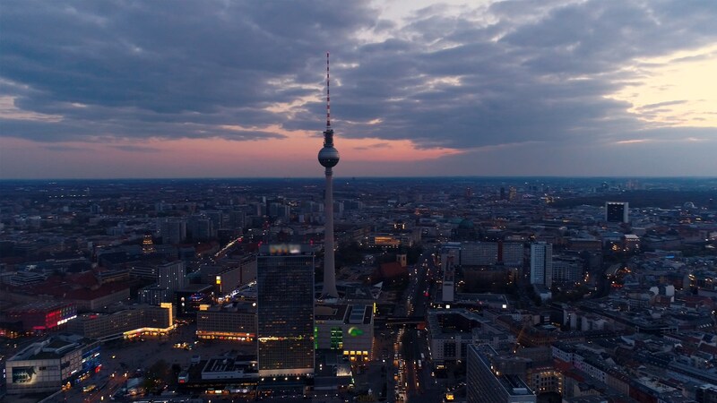 Luftaufnahme von Berlin