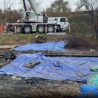 Die Stadtbahnstrecke zwischen Zeutern und Odenheim bleibt bis auf Weiteres gesperrt