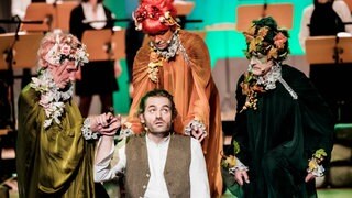 Szenenbild "Frau Holle" mit dem SWR Vokalensemble