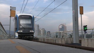 Addis hat ein modernes Nahverkehrssystem