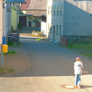 Die Schulstraße von Oberhosenbach