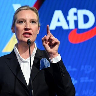 Alice Weidel, Vorsitzende der AfD -  Ihre Partei steht wegen ihres Umgangs mit Kritikern selbst in der Kritik 