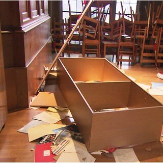 Vandalismus in Kirchen kommt immer wieder vor.