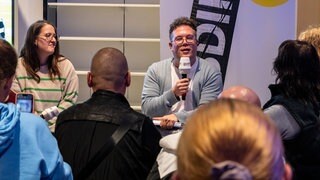 Thomas Booktok live bei der SWR Regiotour in Schwäbisch Gmünd
