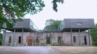 Neubau über den Ruine vom Schloss Mauren in Ehningen