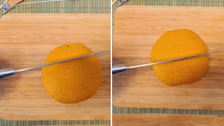 Orangenkerze selber machen