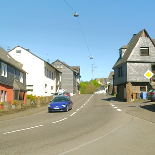 Die Hauptstraße in Alsdorf