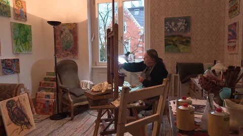 Die Freiburger Helga Marten ist auch mit 94-Jahren künstlerisch aktiv